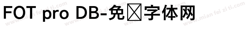 FOT pro DB字体转换
